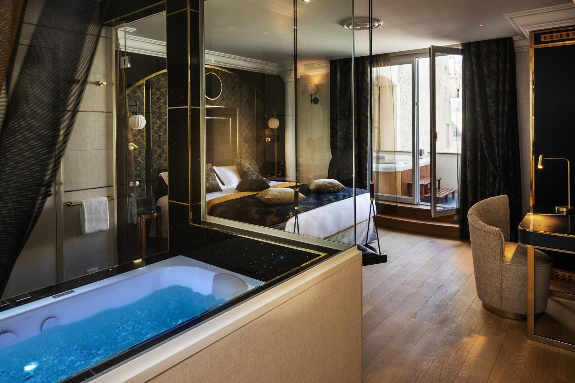 Zimmer Prestige Bain de Minuit – mit Whirlpool