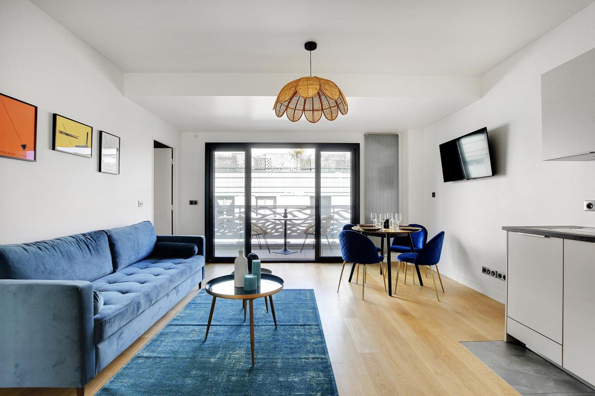 Apartment mit Dusche