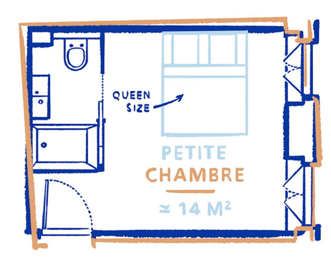 Zimmer mit Queensize-Bett